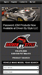 Mobile Screenshot of drivenbystyle.com